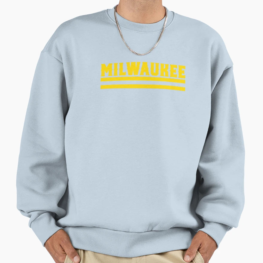 Milwaukee Baseball Game Day Script Sweatshirt - Fun Novelty Design Unisex - T-Shirt, Sweatshirt, Hoodie