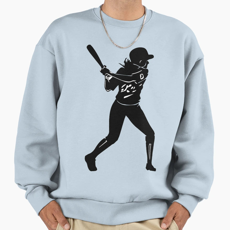 Softball Hitter Sweatshirt - Casual Everyday Wear for Adults - T-Shirt, Sweatshirt, Hoodie