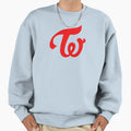 Twice Red Logo Icon Sweatshirt - Casual Everyday Wear for Adults - T-Shirt, Sweatshirt, Hoodie
