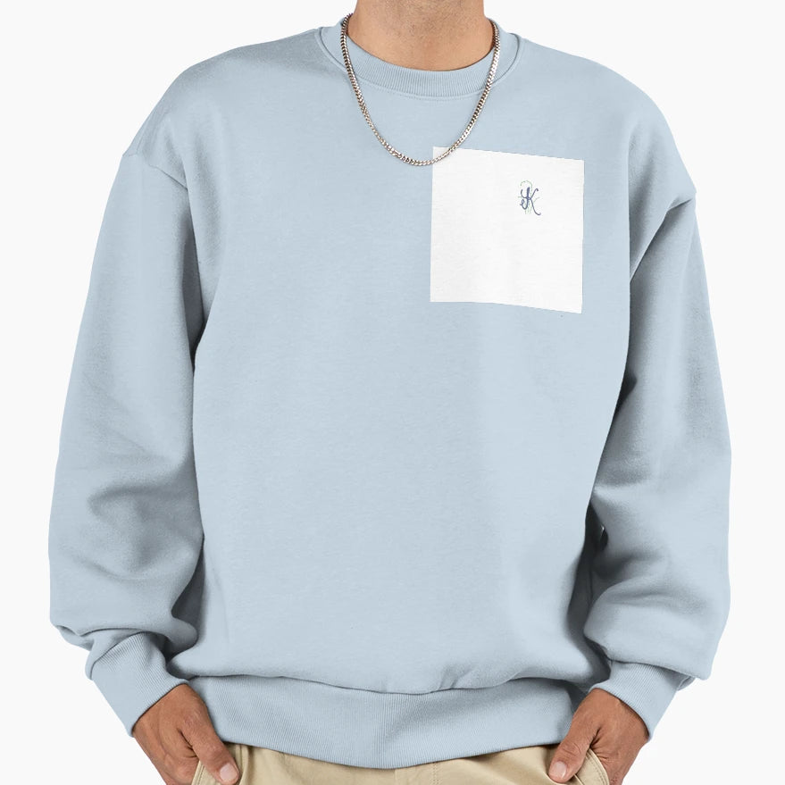 Letter K Initial Monogram Sweatshirt - Fun Novelty Design Men Women - T-Shirt, Sweatshirt, Hoodie