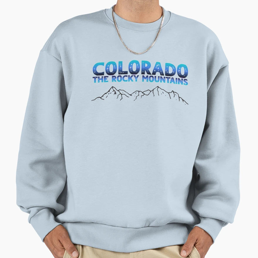 Colorado Rocky Mountains Sweatshirt - Unique Graphic Men Women - T-Shirt, Sweatshirt, Hoodie