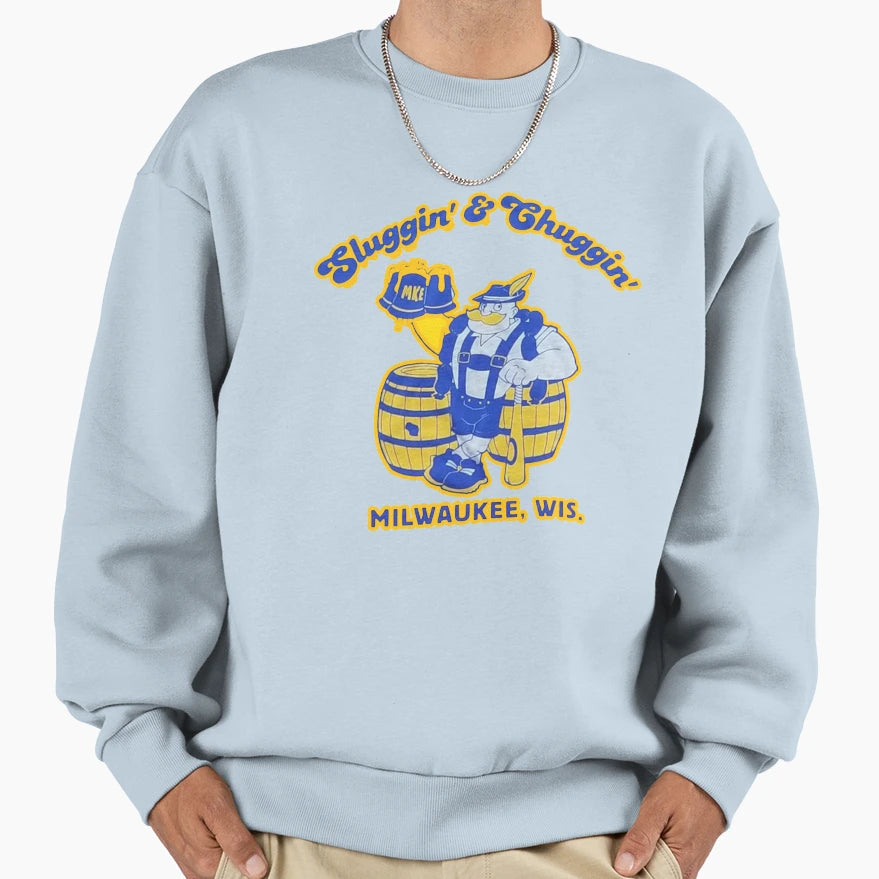 Milwaukee Baseball Sweatshirt - Fun Novelty Design for Adults - T-Shirt, Sweatshirt, Hoodie