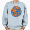 Orange And Blue Sprinkle Dessert Sweatshirt - Custom Art Print Unisex - T-Shirt, Sweatshirt, Hoodie