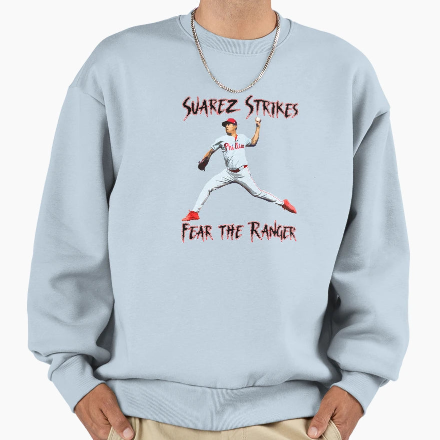 Suarez Strikes Fear Ranger Sweatshirt - Streetwear Style Men Women - T-Shirt, Sweatshirt, Hoodie