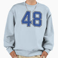 Number 48 Lucky Sports Jersey Sweatshirt - Minimalist Print Men Women - T-Shirt, Sweatshirt, Hoodie
