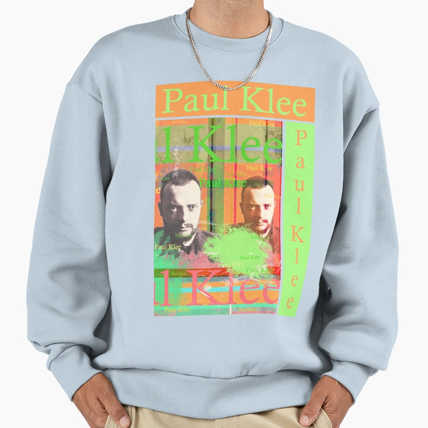 Paul Klee Modern Art Portrait Collage Sweatshirt - Streetwear Style Unisex - T-Shirt, Sweatshirt, Hoodie