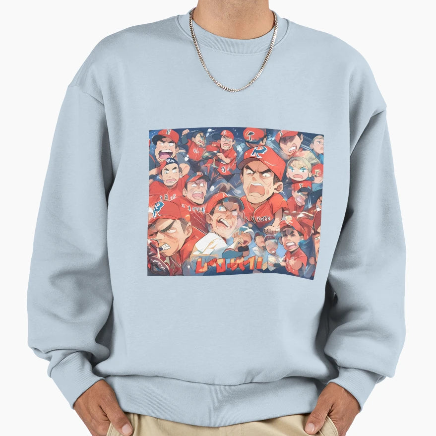 China Dynamic Action Scenes Spirit Sweatshirt - Custom Art Print Unisex - T-Shirt, Sweatshirt, Hoodie