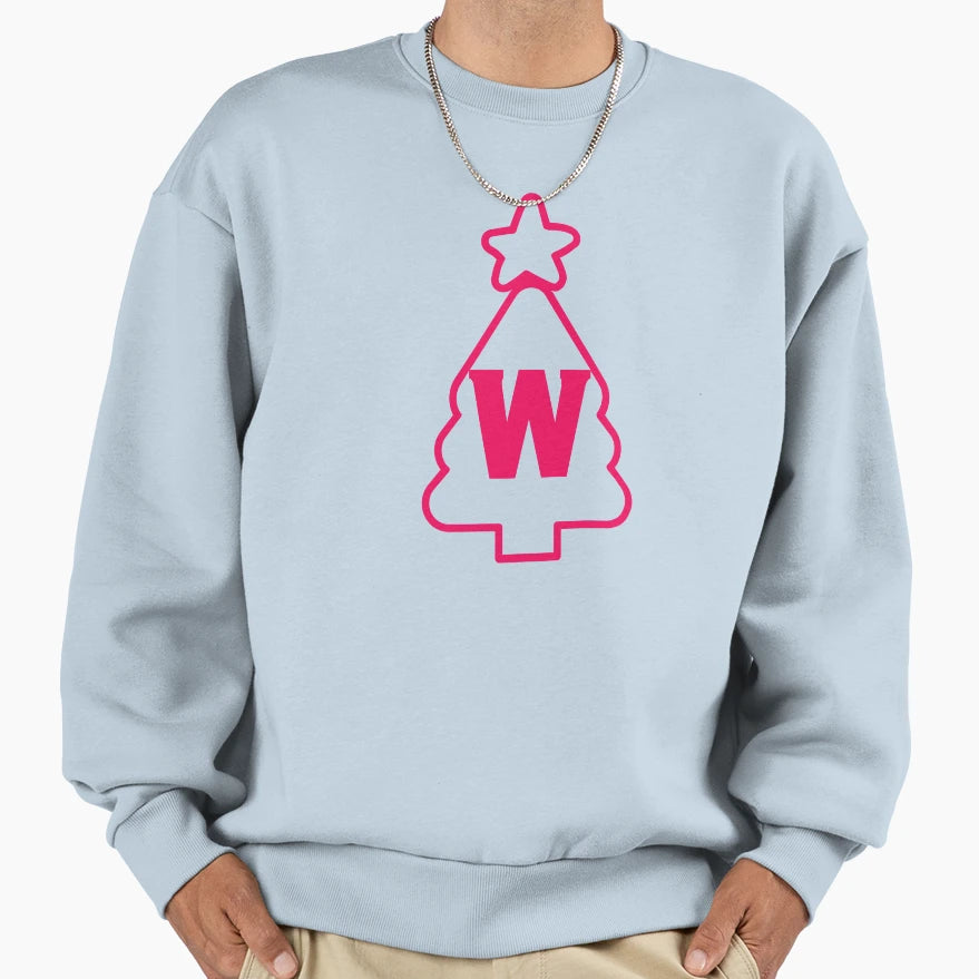 Tree Letter W Sweatshirt - Unique Graphic Unisex - T-Shirt, Sweatshirt, Hoodie