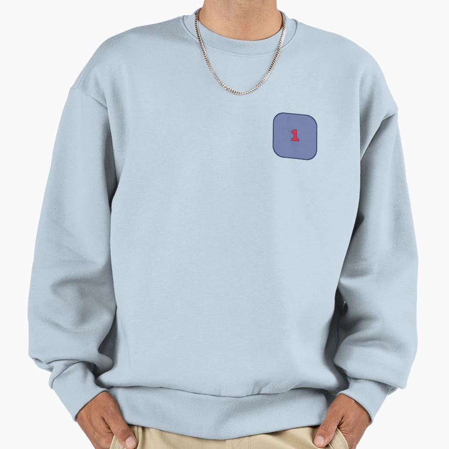 Max Verstappen Number 1 Simple Sweatshirt - Aesthetic Graphic Unisex - T-Shirt, Sweatshirt, Hoodie