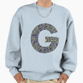 G Initial Letter Sweatshirt - Custom Art Print for Adults - T-Shirt, Sweatshirt, Hoodie