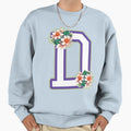 D Initial Letter Sweatshirt - Unique Graphic Unisex - T-Shirt, Sweatshirt, Hoodie