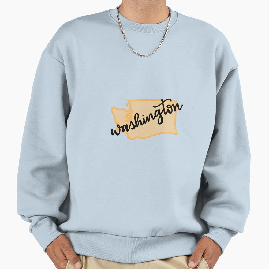 Washington Sweatshirt - Unique Graphic Unisex - T-Shirt, Sweatshirt, Hoodie
