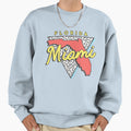 Miami Beach Florida 80S Fl Sweatshirt - Graphic Print Unisex - T-Shirt, Sweatshirt, Hoodie