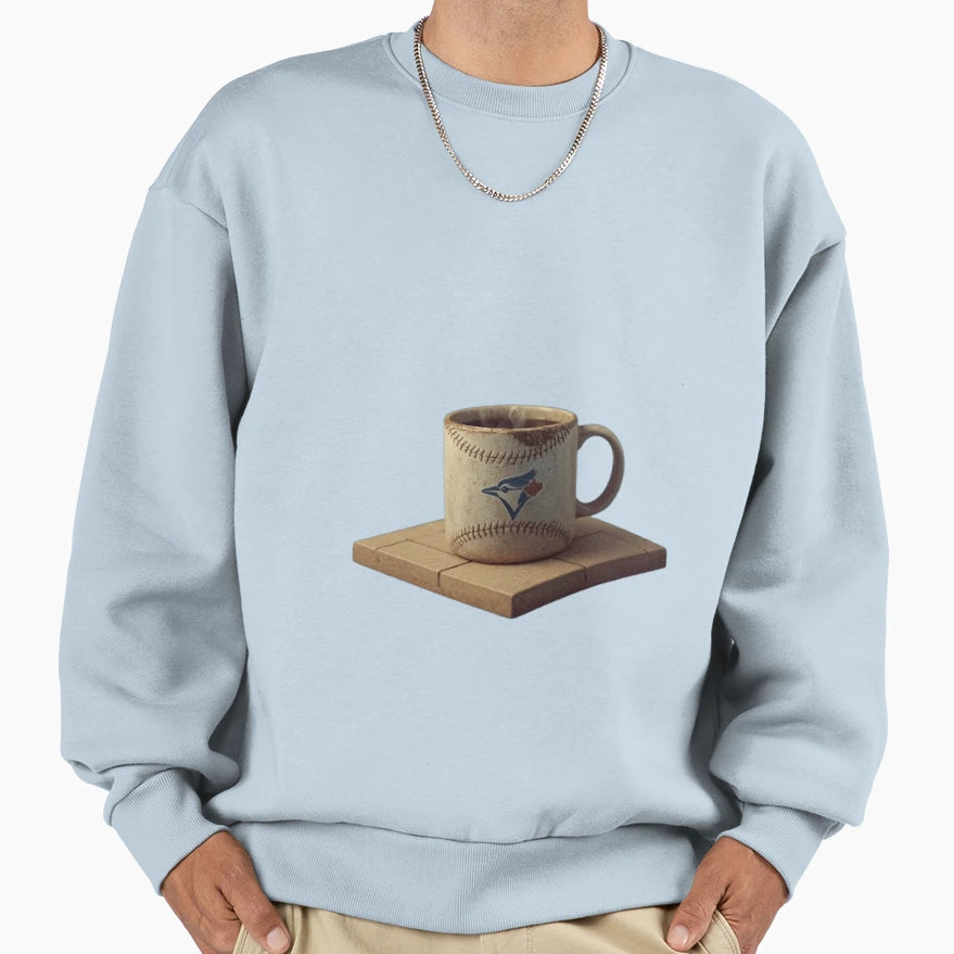Born Ready Blue Jays Morning Sweatshirt - Fun Novelty Design Men Women - T-Shirt, Sweatshirt, Hoodie