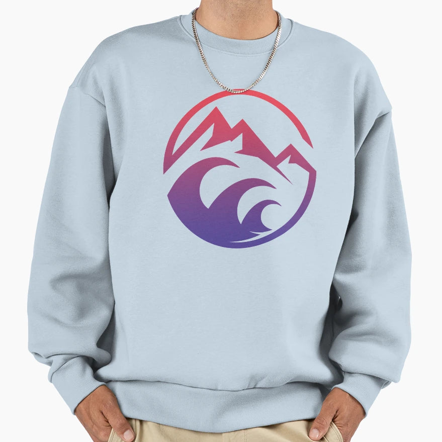 Mountain Ocean Twilight Sweatshirt - Casual Everyday Wear for Adults - T-Shirt, Sweatshirt, Hoodie