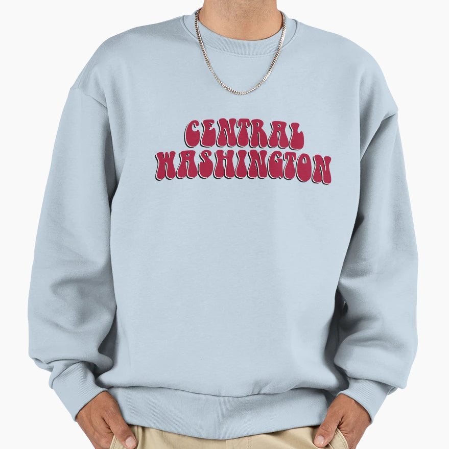 Cwu Central Washington Sweatshirt - Casual Everyday Wear for Adults - T-Shirt, Sweatshirt, Hoodie