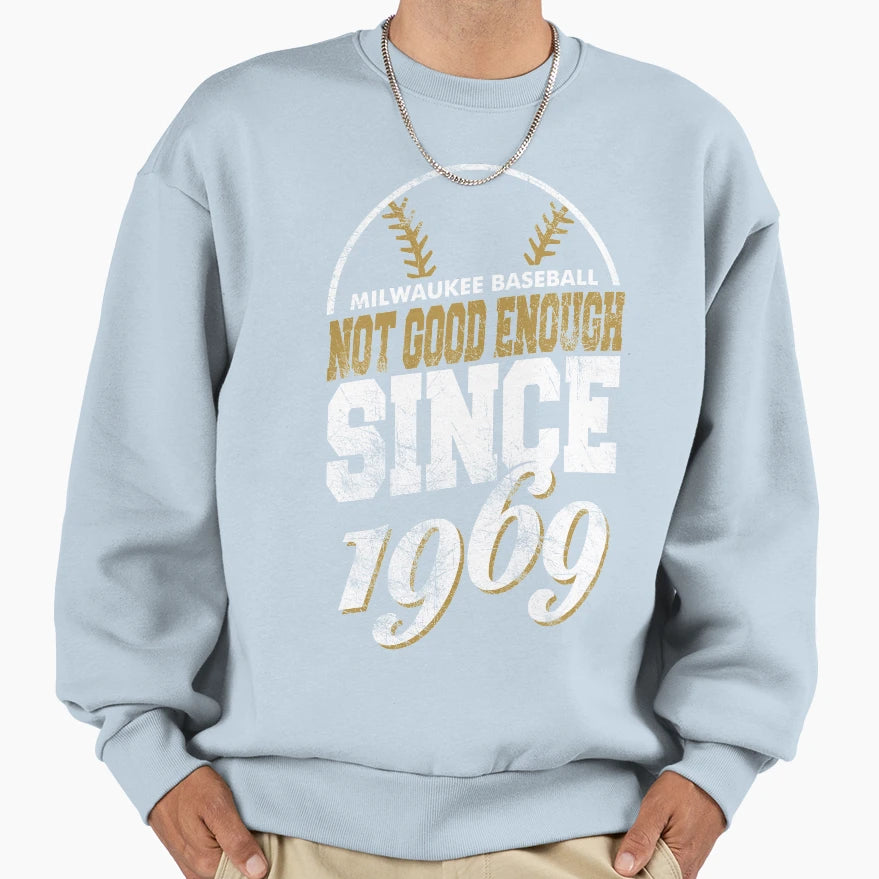 Milwaukee Baseball Sweatshirt - Casual Everyday Wear Unisex - T-Shirt, Sweatshirt, Hoodie