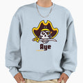 Aye Captain Skeleton Sweatshirt - Graphic Print Unisex - T-Shirt, Sweatshirt, Hoodie
