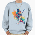 Home Run Baseball Sweatshirt - Novelty Apparel Unisex - T-Shirt, Sweatshirt, Hoodie