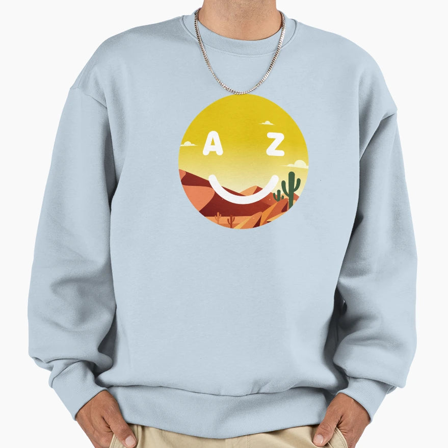 Arizona Smiley Face To Make Sweatshirt - Casual Everyday Wear for Adults - T-Shirt, Sweatshirt, Hoodie