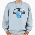 Bo Jackson Bat Break Sweatshirt - Novelty Apparel for Adults - T-Shirt, Sweatshirt, Hoodie