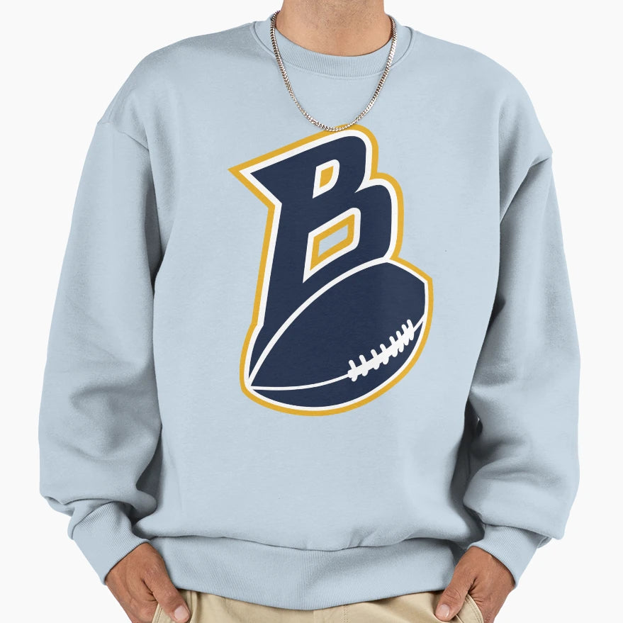 Flying B Football Sweatshirt - Casual Everyday Wear Men Women - T-Shirt, Sweatshirt, Hoodie
