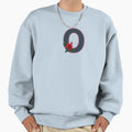 Rose Initial O Letter Romantic Gift Sweatshirt - Unique Graphic Unisex - T-Shirt, Sweatshirt, Hoodie