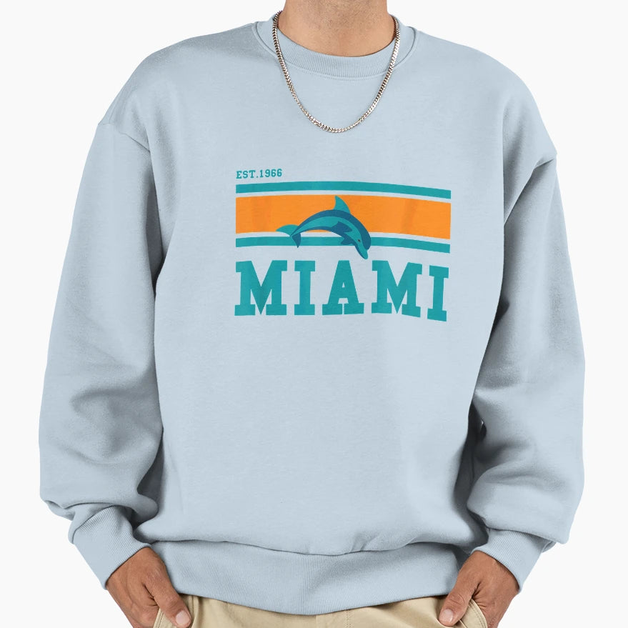Miami Sports Team Est 1966 Sweatshirt - Novelty Apparel for Adults - T-Shirt, Sweatshirt, Hoodie