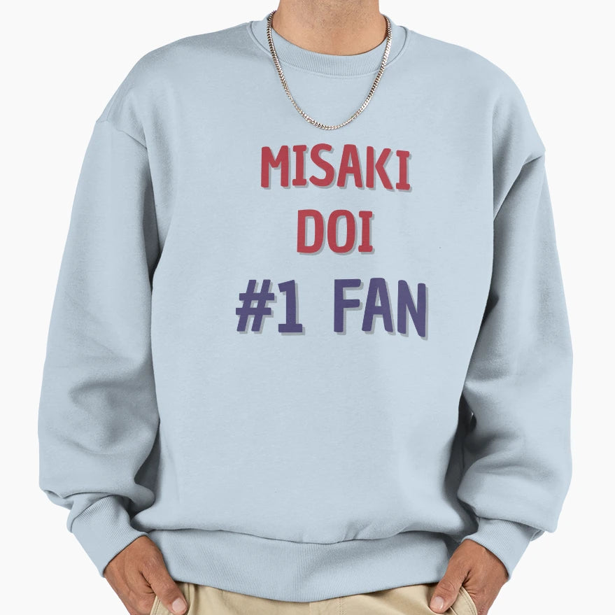 Misaki Doi 1 Fan Sweatshirt - Trendy Graphic Men Women - T-Shirt, Sweatshirt, Hoodie