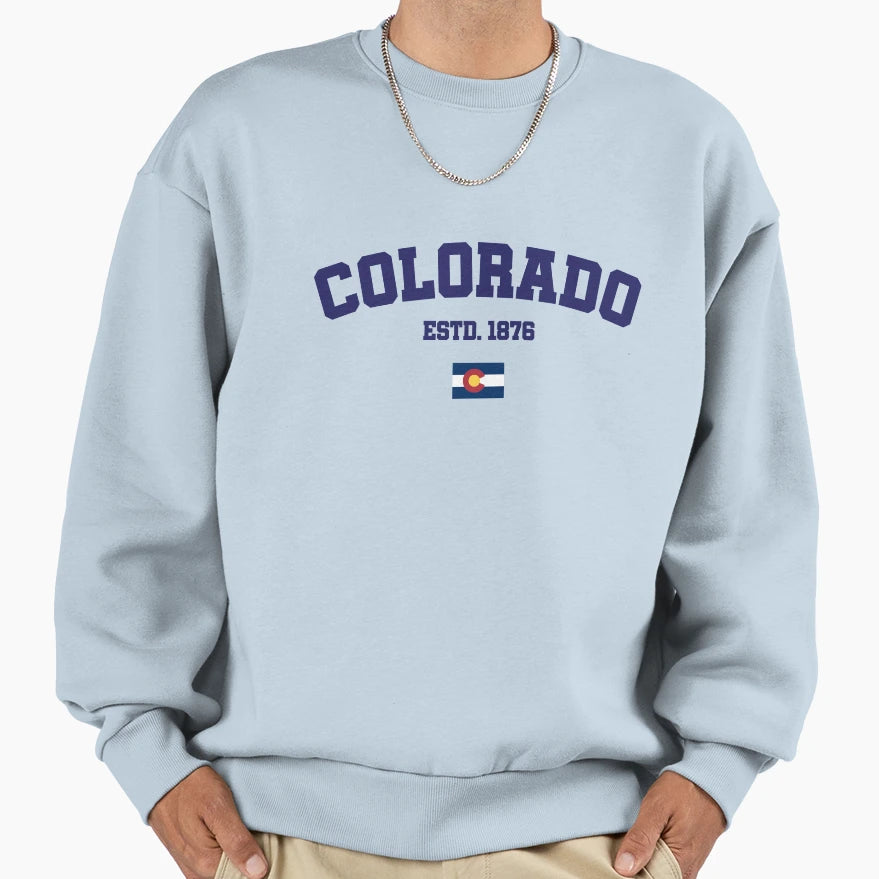 Colorado State Sweatshirt - Custom Art Print Unisex - T-Shirt, Sweatshirt, Hoodie