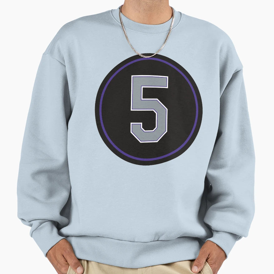 Carlos Gonzalez 5 Jersey Number Sweatshirt - Trendy Graphic for Adults - T-Shirt, Sweatshirt, Hoodie