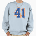 Fourty One Jersey Number Sweatshirt - Casual Everyday Wear for Adults - T-Shirt, Sweatshirt, Hoodie