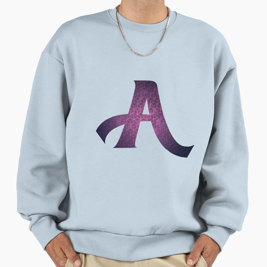 Geometric Initial Sweatshirt - Custom Art Print for Adults - T-Shirt, Sweatshirt, Hoodie