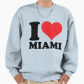 I Love Miami Sweatshirt - Novelty Apparel Unisex - T-Shirt, Sweatshirt, Hoodie