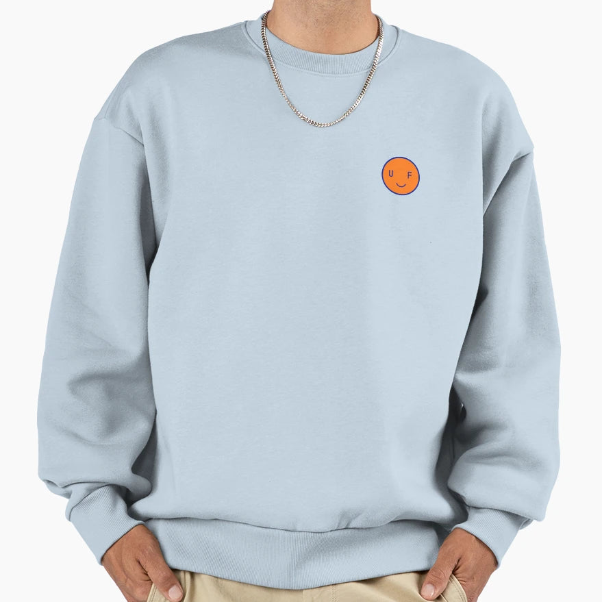U F Smiley Sweatshirt - Minimalist Print Men Women - T-Shirt, Sweatshirt, Hoodie