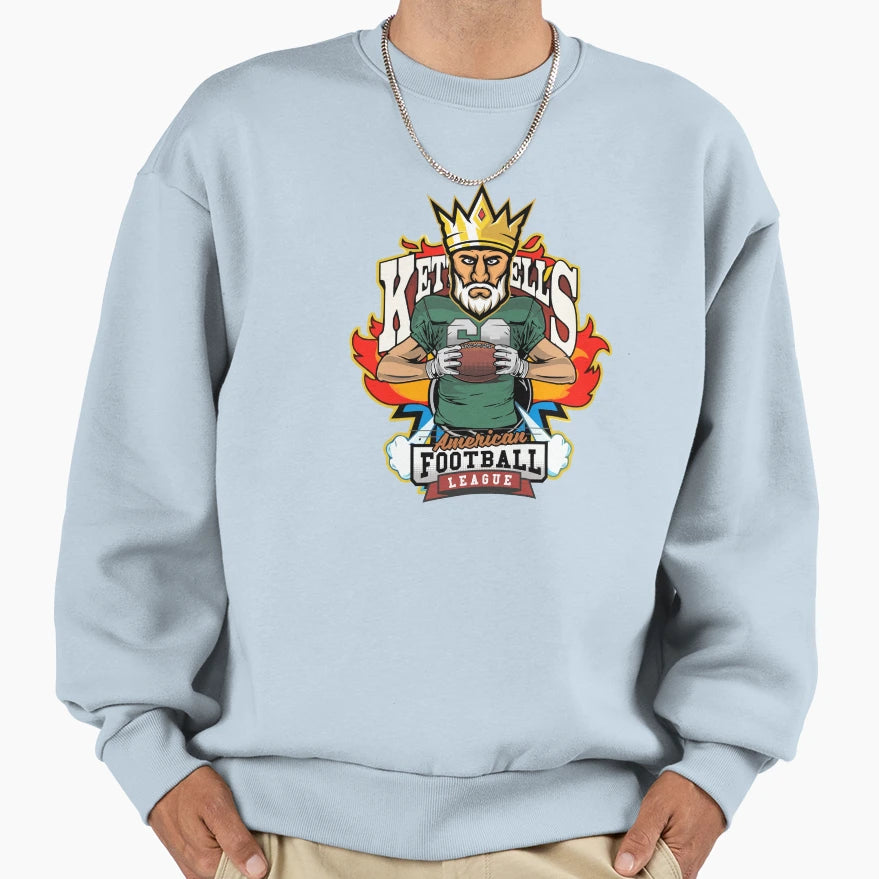 King Football Sweatshirt - Unique Graphic Unisex - T-Shirt, Sweatshirt, Hoodie