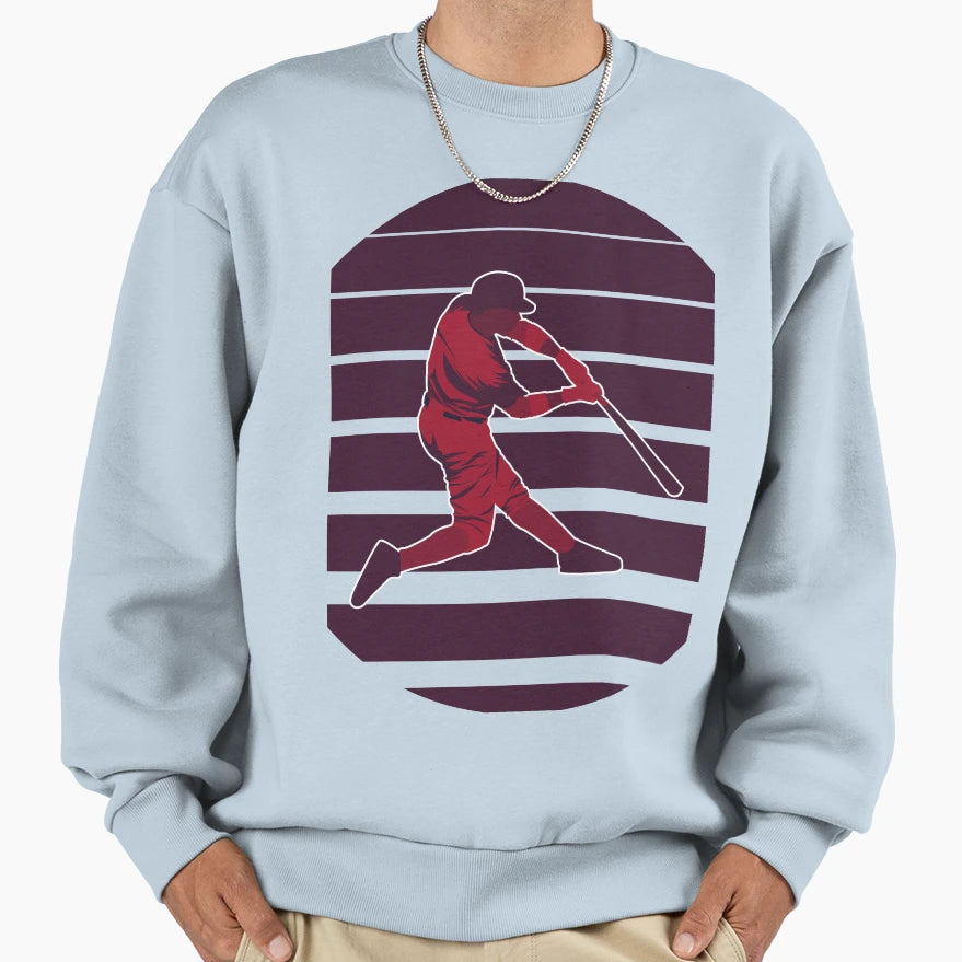 Baseball Sweatshirt - Graphic Print Men Women - T-Shirt, Sweatshirt, Hoodie