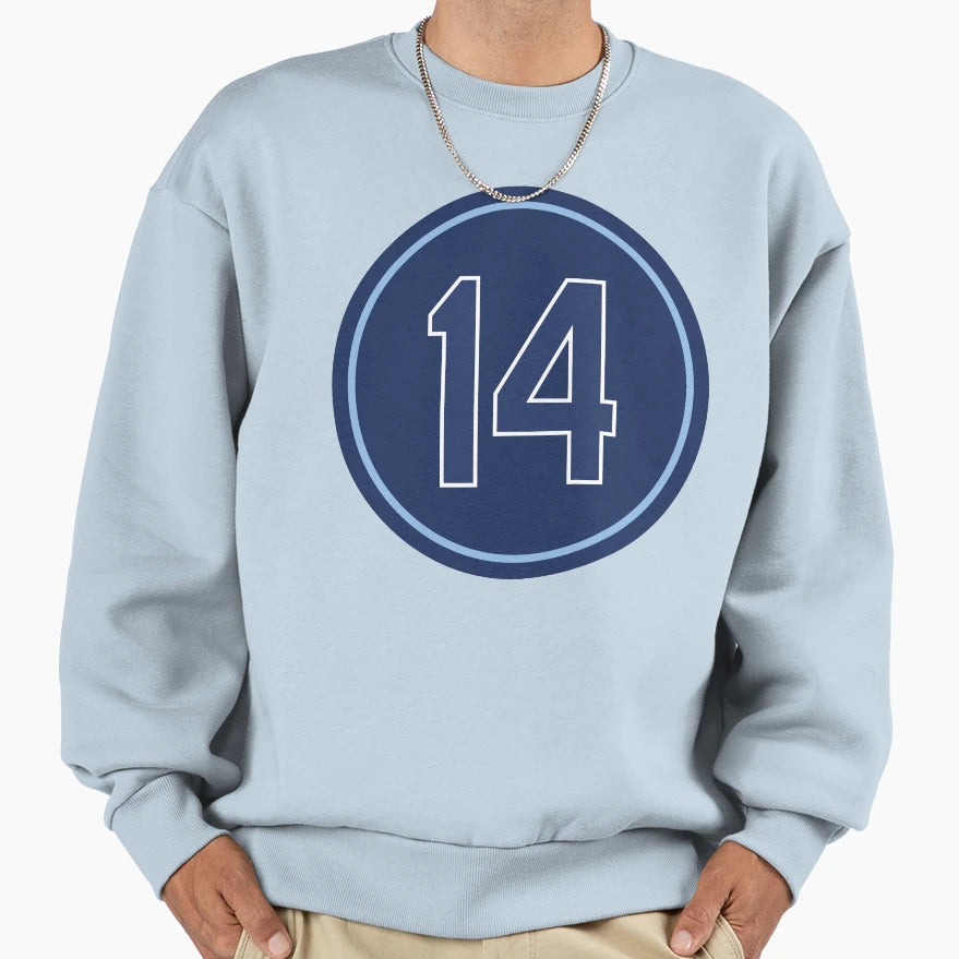 Rich Hill 14 Jersey Number Sweatshirt - Unique Graphic Unisex - T-Shirt, Sweatshirt, Hoodie