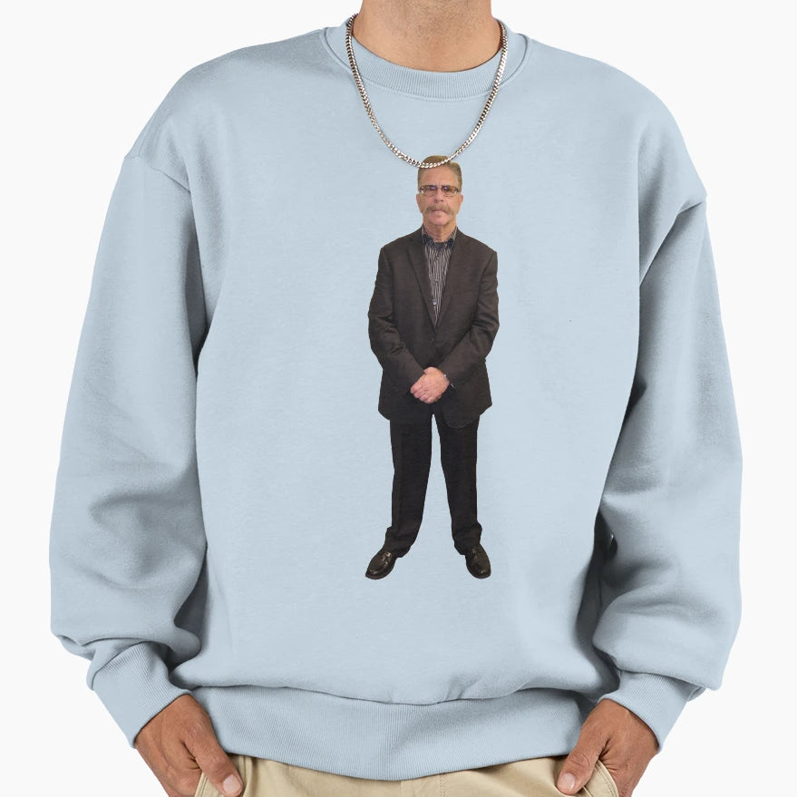 Flat Ronnie Sweatshirt - Minimalist Print Unisex - T-Shirt, Sweatshirt, Hoodie