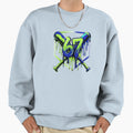 67 Baseball Drip Effect Urban Sweatshirt - Novelty Apparel Men Women - T-Shirt, Sweatshirt, Hoodie