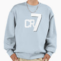 Cr7 Black Sweatshirt - Novelty Apparel for Adults - T-Shirt, Sweatshirt, Hoodie