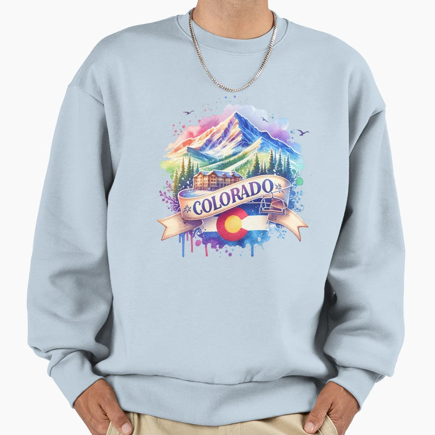 Colorado Majesty Rocky Mountain Splendor T-Shirt - Graphic Print Men Women - T-Shirt, Sweatshirt, Hoodie