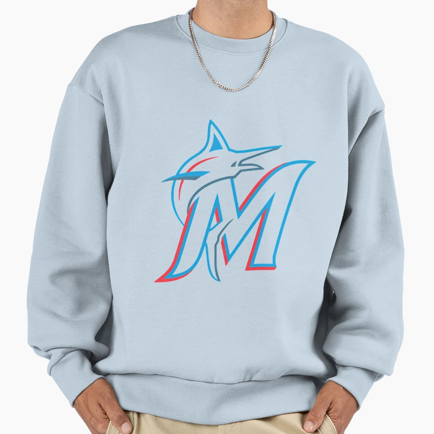 Best Seller Miami M R L I N S Logo Sweatshirt - Unique Graphic for Adults - T-Shirt, Sweatshirt, Hoodie
