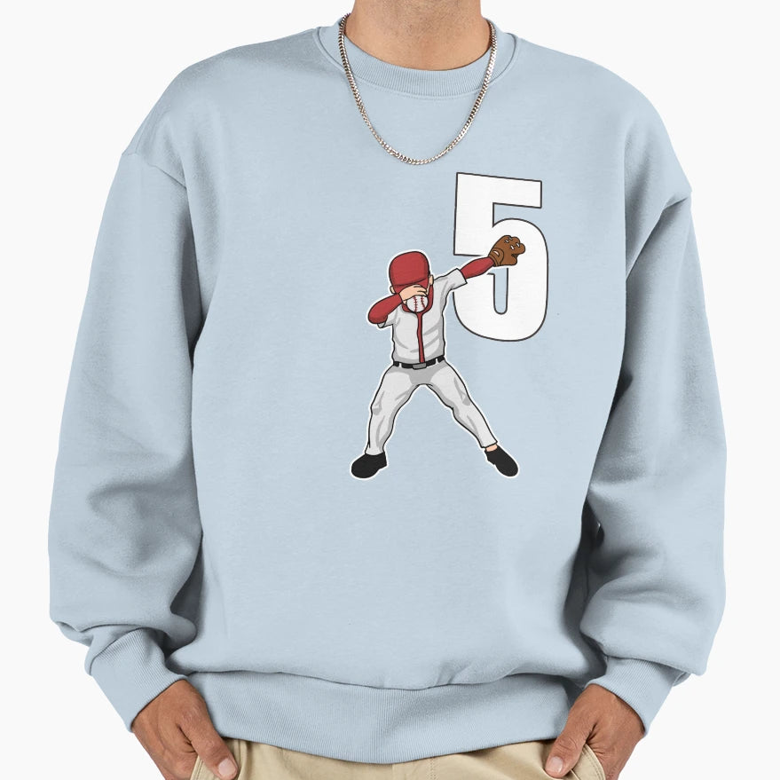 Dabbing Baseball Player Catcher Pitcher Sweatshirt - Graphic Print Unisex - T-Shirt, Sweatshirt, Hoodie