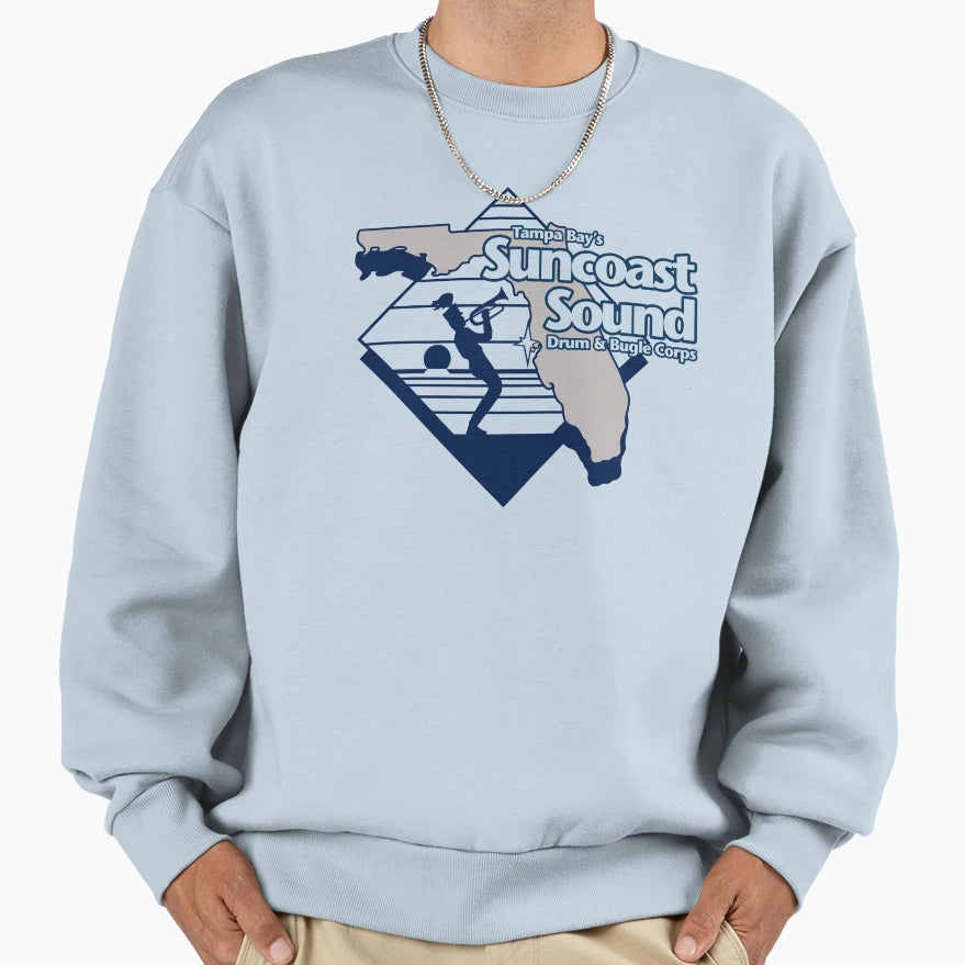 Suncoast Sound Drum Bugle Corps Sweatshirt - Graphic Print for Adults - T-Shirt, Sweatshirt, Hoodie
