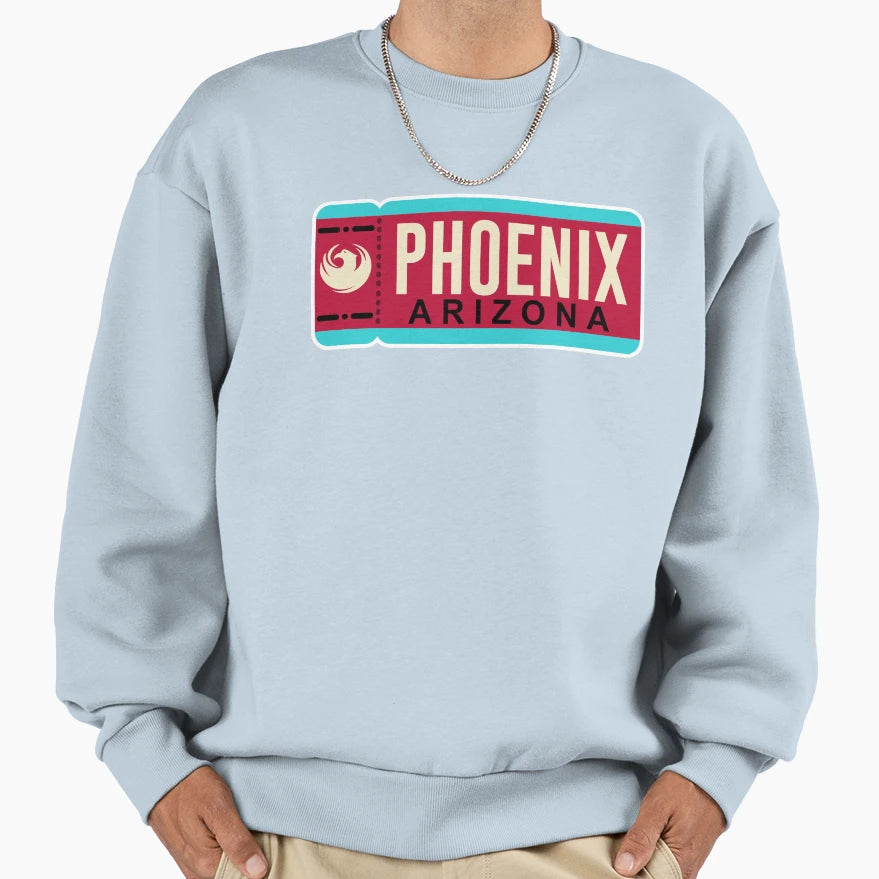 Phoenix Ticket Sweatshirt - Minimalist Print Unisex - T-Shirt, Sweatshirt, Hoodie