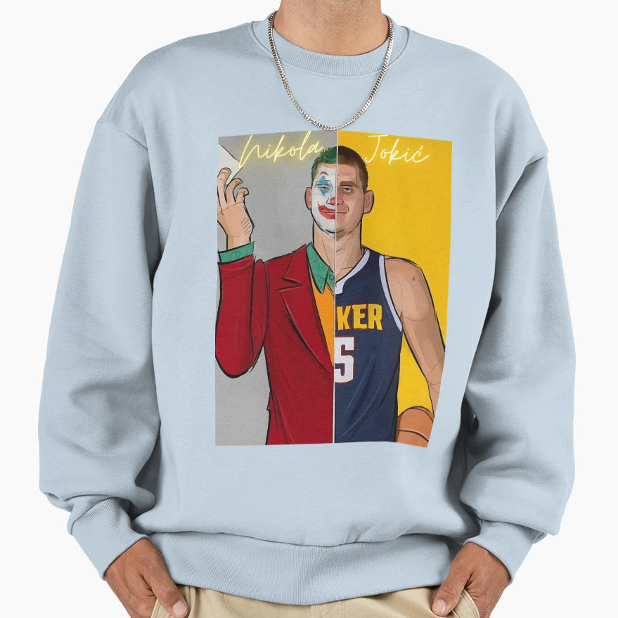 Nikola Jokic Sweatshirt - Trendy Graphic Men Women - T-Shirt, Sweatshirt, Hoodie
