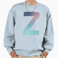 Gradient Letter Z Initial Alphabet Sweatshirt - Minimalist Print for Adults - T-Shirt, Sweatshirt, Hoodie