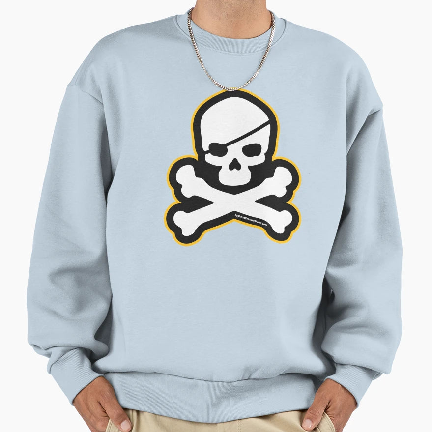 Pittsburgh Jolly Roger Sweatshirt - Trendy Graphic for Adults - T-Shirt, Sweatshirt, Hoodie