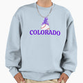 Colorado Baseball Flaming Fan Gift Sweatshirt - Streetwear Style Unisex - T-Shirt, Sweatshirt, Hoodie